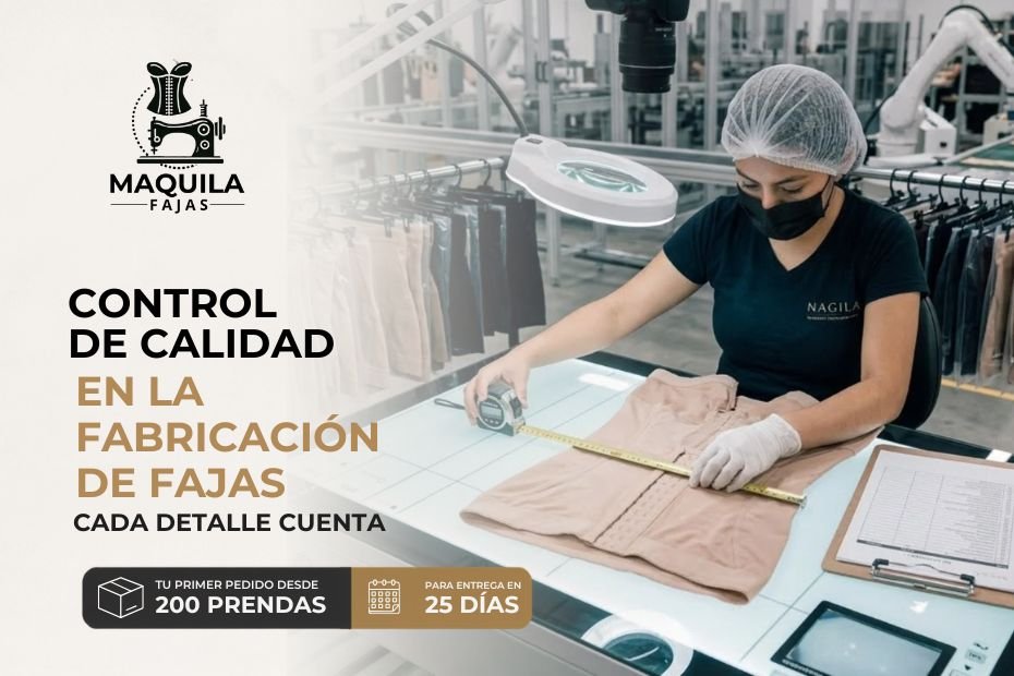 Control de calidad en la fabricación de fajas para marcas en Colombia